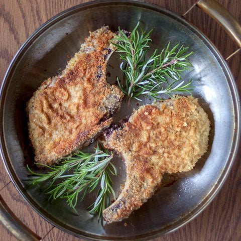 Maple Cream Mustard Pork Chops