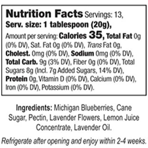 Image of Truly Natural Blueberry Lavender Preserves - Food For Thought