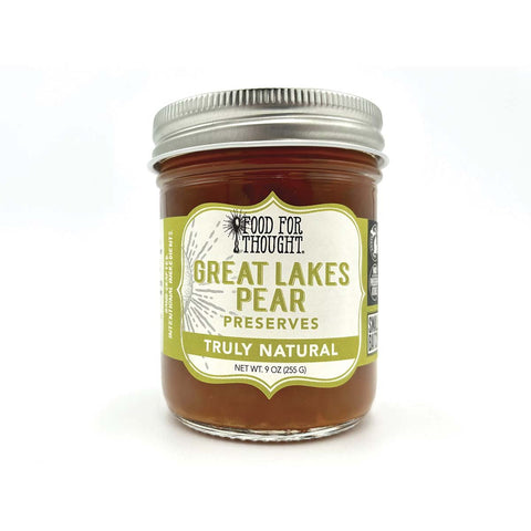 Image of Truly Natural Great Lakes Pear Preserves - Food For Thought