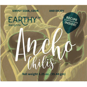 Earthy Delights Dried Ancho Chiles - Food For Thought