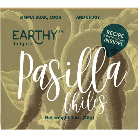 Image of Earthy Delights Dried Pasilla Chiles - Food For Thought
