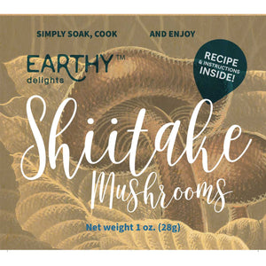 Earthy Delights Dried Shiitake Mushrooms - Food For Thought