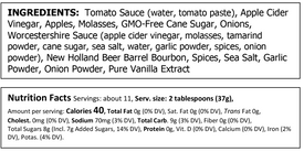 Truly Natural Apple Bourbon BBQ Sauce