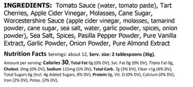 Truly Natural Cherry BBQ Sauce