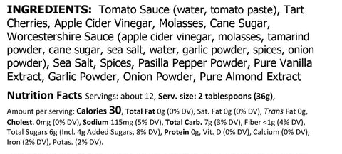 Image of Truly Natural Cherry BBQ Sauce - Food For Thought