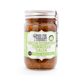 Truly Natural Green Scorpion Tomatillo Salsa - Food For Thought