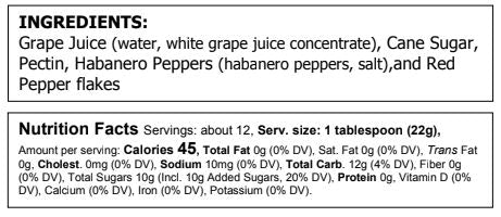 Image of Truly Natural Habanero Pepper Jelly - Food For Thought