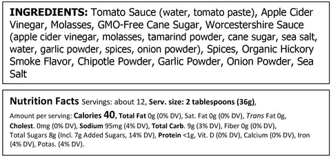 Image of Truly Natural Hot & Smoky BBQ Sauce - Food For Thought