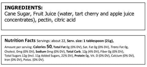 Image of Truly Natural Lunchbox Cherry Apple Jelly - Food For Thought