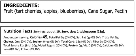 Image of Truly Natural Lunchbox Michigan Mixed Fruit Jam - Food For Thought