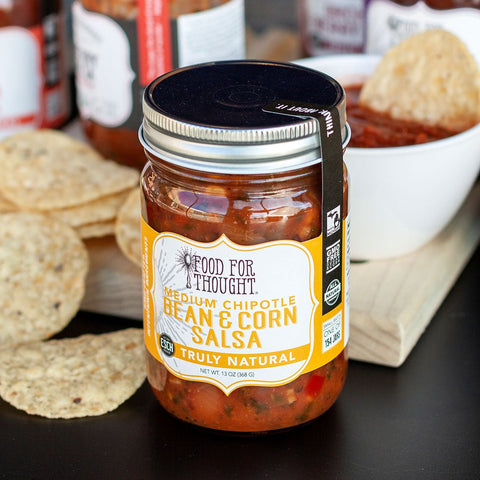 Image of Truly Natural Medium Chipotle Bean & Corn Salsa - Food For Thought