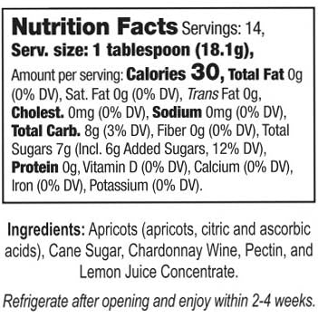 Image of Truly Natural Apricot Chardonnay Preserves - Food For Thought