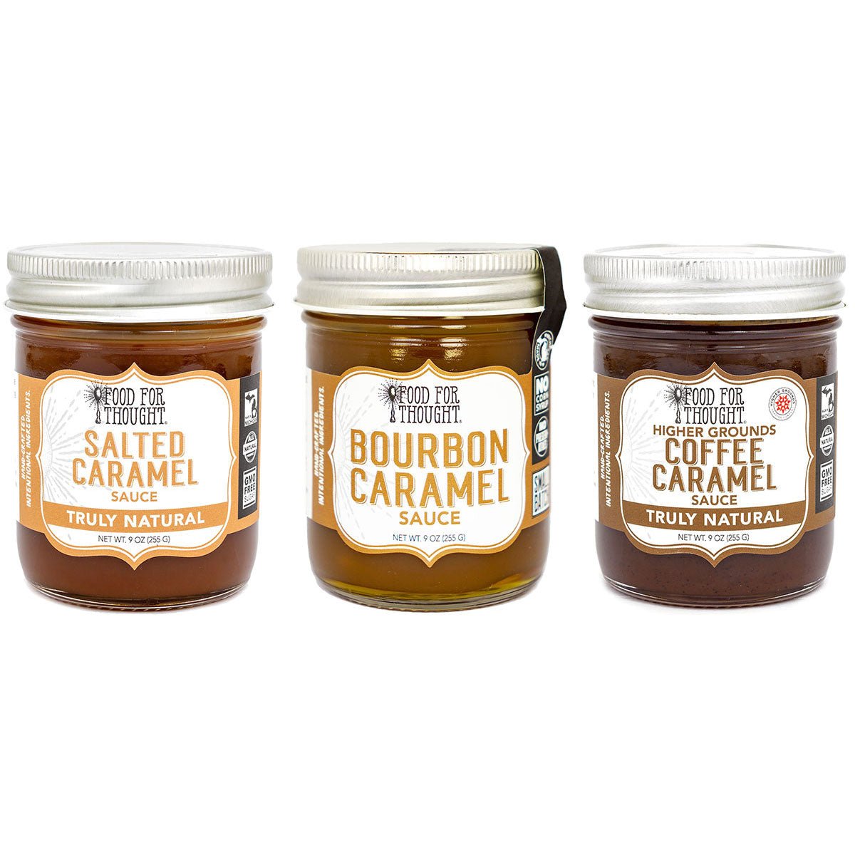 Artisanal Caramel Sauce Gift Set - Food For Thought