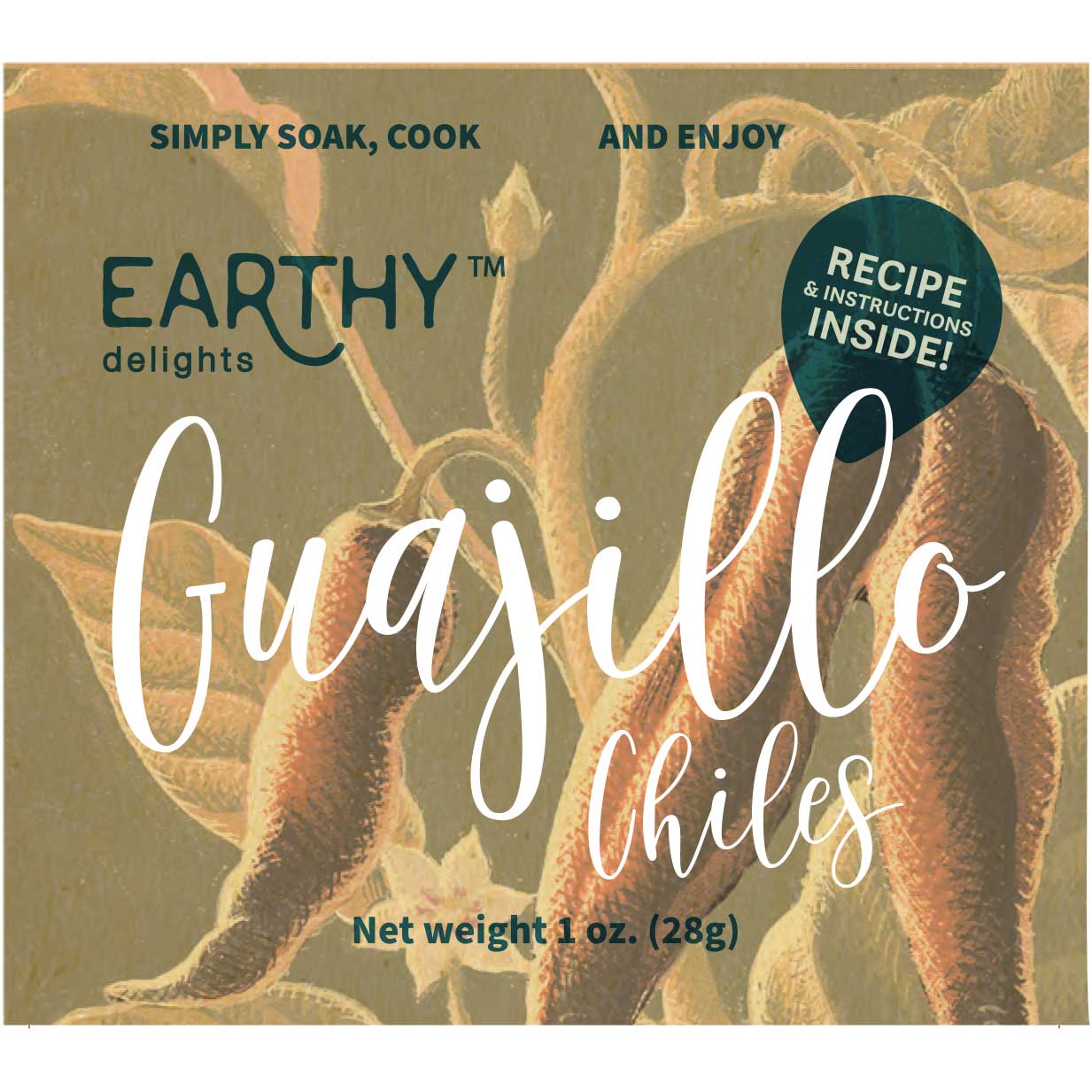 Earthy Delights Dried Guajillo Chiles - Food For Thought