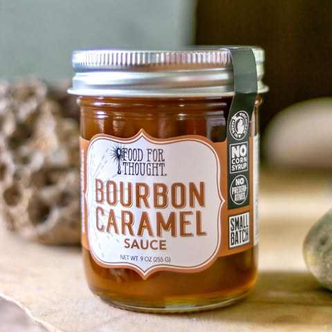 Image of Food for Thought Bourbon Caramel Sauce - Food For Thought