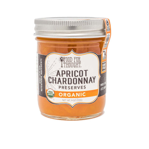 Image of Organic Apricot Chardonnay Preserves - Food For Thought