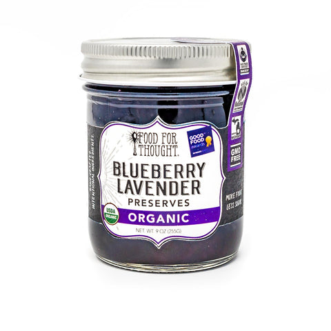 Image of Organic Blueberry Lavender Preserves - Food For Thought
