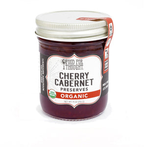Organic Cherry Cabernet Preserves - Food For Thought