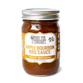 Truly Natural Apple Bourbon BBQ Sauce - Food For Thought