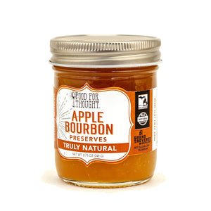 Truly Natural Apple Bourbon Preserves - Food For Thought