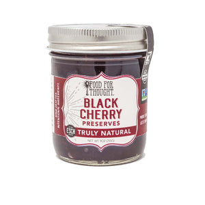 Truly Natural Black Cherry Preserves - Food For Thought
