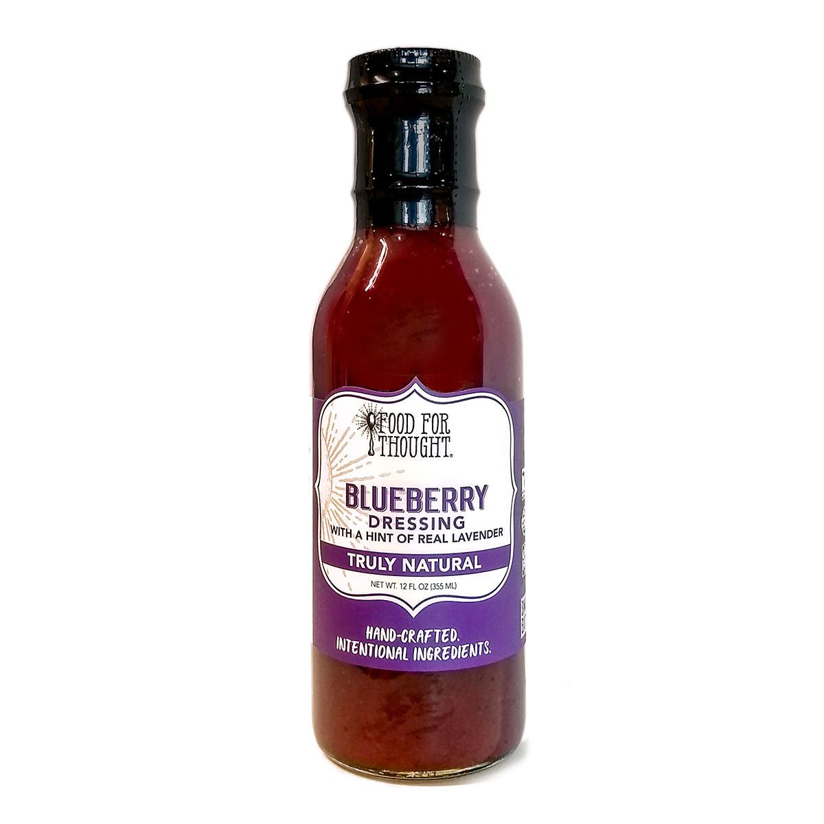 Truly Natural Blueberry Dressing with Lavender - Food For Thought