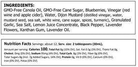 Truly Natural Blueberry Dressing with Lavender