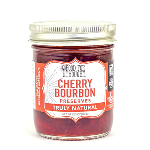 Truly Natural Cherry Bourbon Preserves - Food For Thought