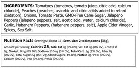 Truly Natural Habanero Peach Salsa