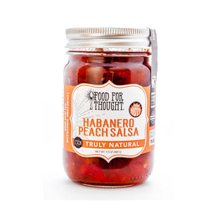 Truly Natural Habanero Peach Salsa - Food For Thought