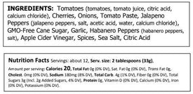 Truly Natural Hot Cherry Fireball Salsa