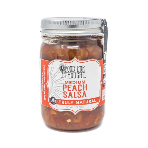 Image of Truly Natural Medium Peach Salsa - Food For Thought