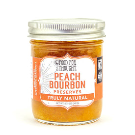 Truly Natural Peach Bourbon Preserves - Food For Thought
