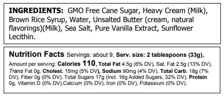 Truly Natural Salted Caramel Sauce - Food For Thought