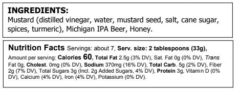 Image of Truly Natural Spicy IPA Mustard & Rub - Food For Thought